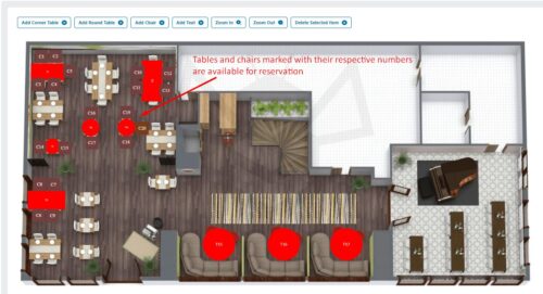 WPCafe Pro - Mapa visual de mesas
