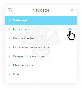 Navigator / Navegador de Elementor