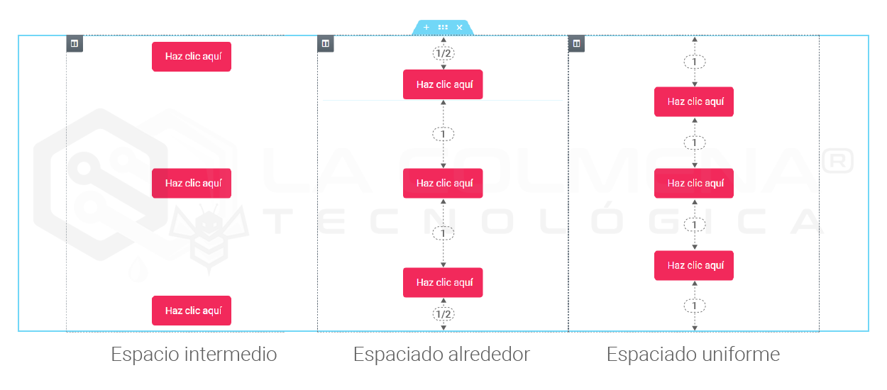 Alineación vertical columnas
