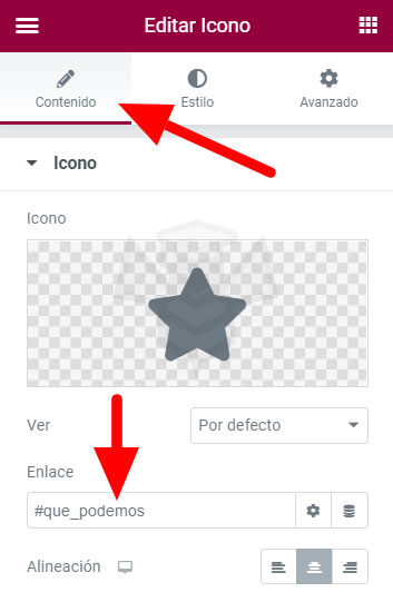 Enlace a la misma página