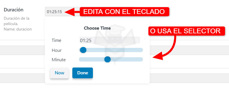 Metacampo Time de Post Type de JetEngine