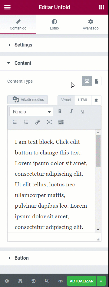 Unfold JetTricks Content
