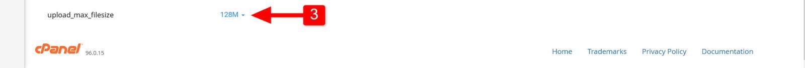 upload-max-filesize en cPanel